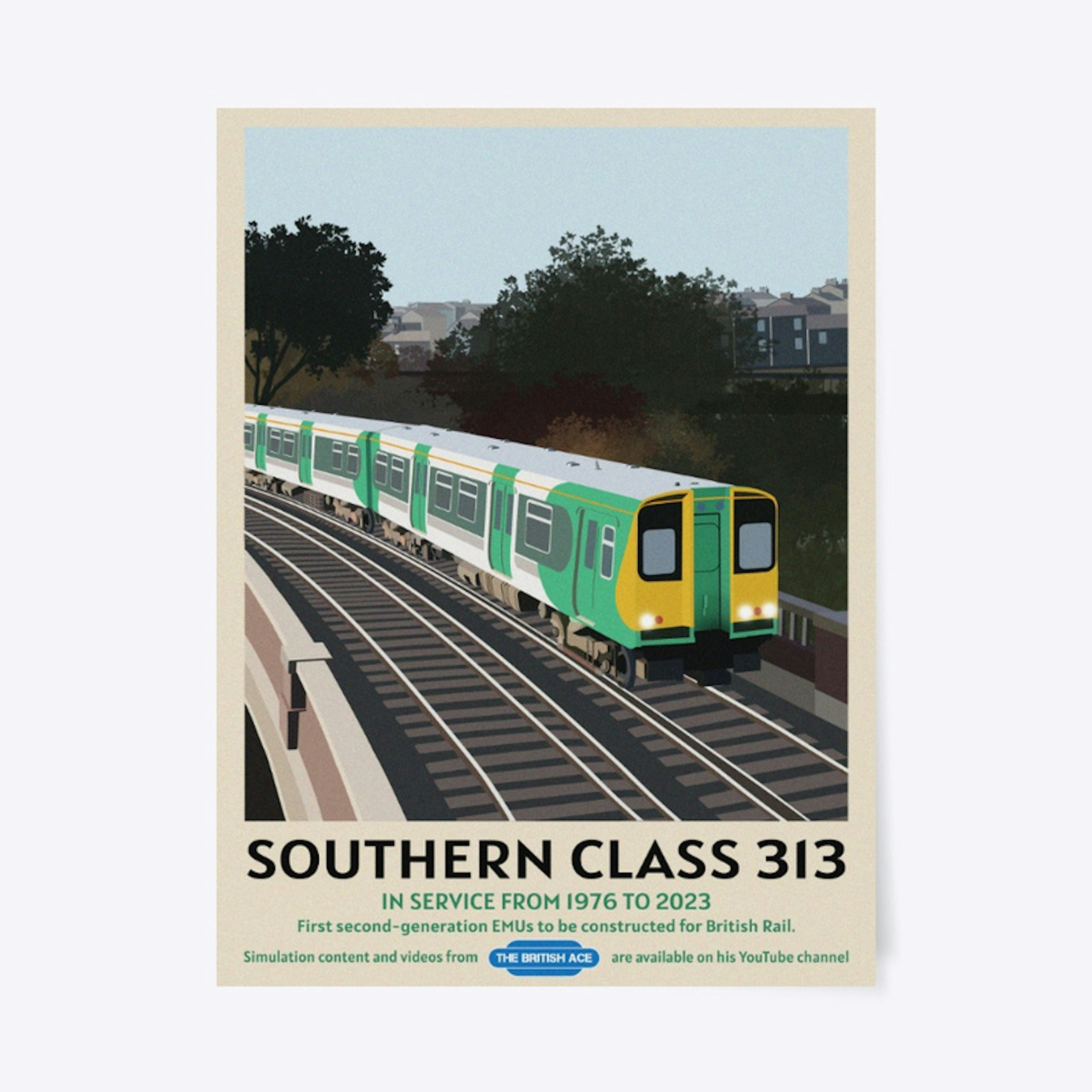 Southern Class 313 Poster